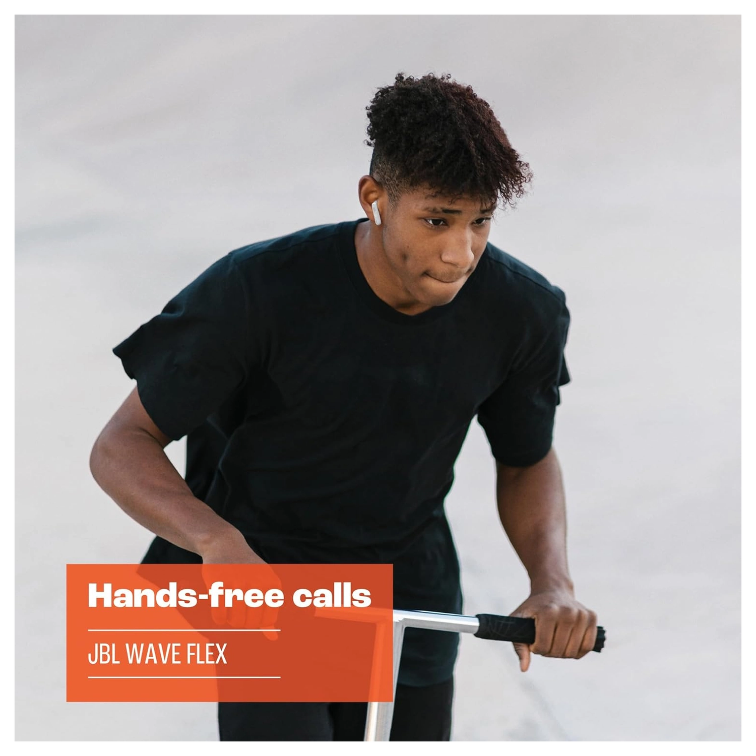 JBL Wave Flex Draadloze Bluetooth In-Ear Oordopjes met JBL Deep Bass Sound Zwart afbeelding 7