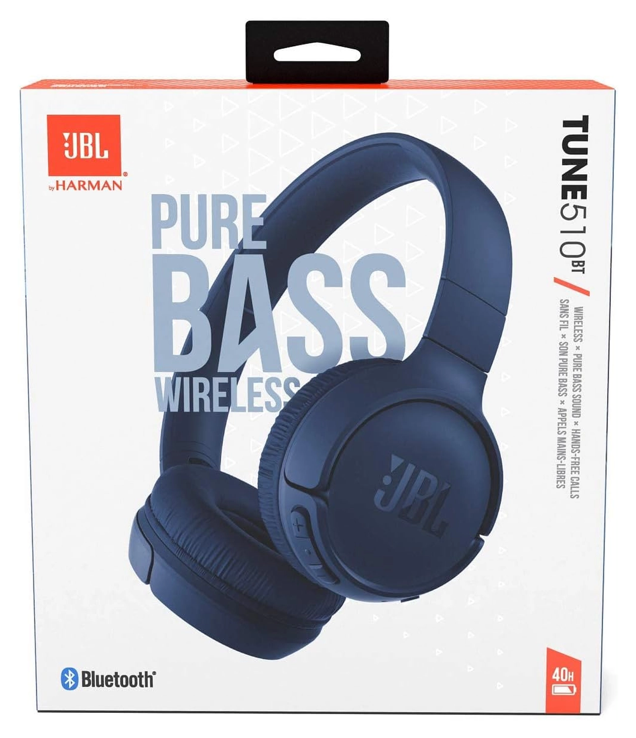 JBL Tune 510BT Draadloze Bluetooth 5.0 Over-Ear Koptelefoon met Multipoint Blauw afbeelding 10