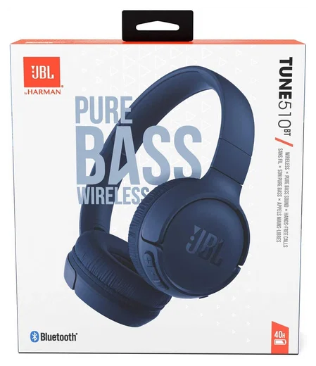 JBL Tune 510BT Draadloze Bluetooth 5.0 Over-Ear Koptelefoon met Multipoint Blauw afbeelding 10