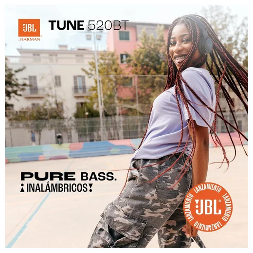 JBL Tune 520BT Draadloze Bluetooth On-Ear Koptelefoon met 57u Batterij Zwart afbeelding 7