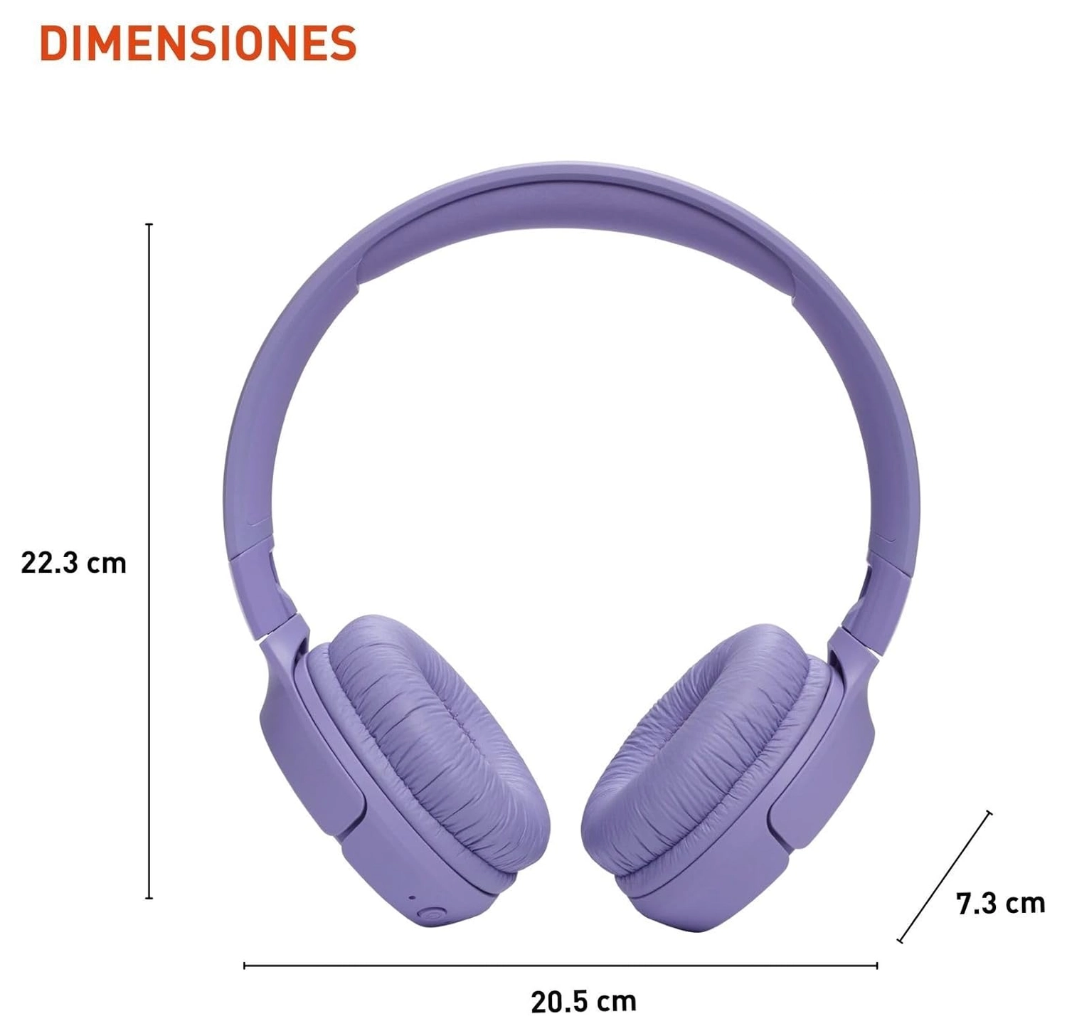 JBL Tune 520BT Draadloze Bluetooth On-Ear Koptelefoon met 57u Batterij Paars afbeelding 13