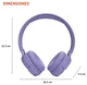 JBL Tune 520BT Draadloze Bluetooth On-Ear Koptelefoon met 57u Batterij Paars afbeelding 13