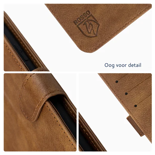 Rosso Element Xiaomi Redmi Note 15 5G Hoesje Book Case Wallet Bruin afbeelding 3