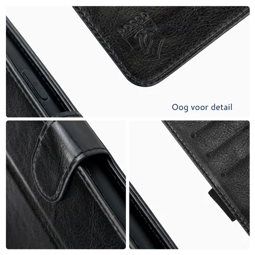 Rosso Element Xiaomi Redmi Note 15 Pro 5G Hoesje Book Case Wallet Zwart afbeelding 3