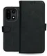 Rosso Deluxe OnePlus 15 Hoesje Echt Leer Book Case Zwart afbeelding 10
