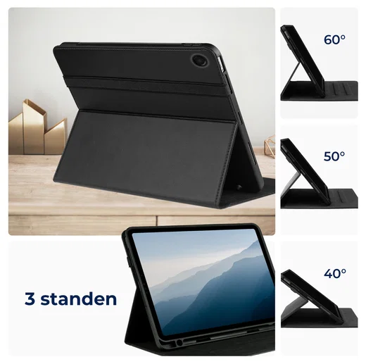 Rosso Element Samsung Galaxy Tab A11 Hoes Book Case Zwart afbeelding 5