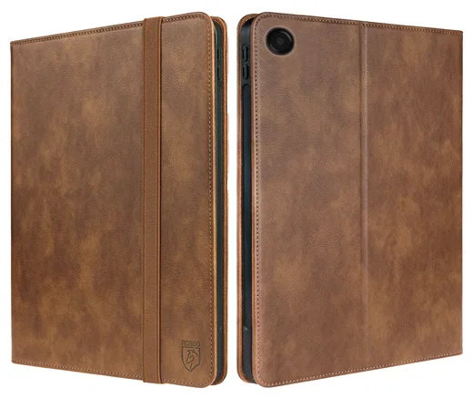 Rosso Element Samsung Galaxy Tab A11 Hoes Book Case Bruin afbeelding 2