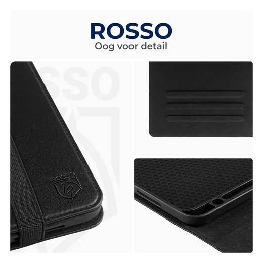 Rosso Element Samsung Galaxy Tab A11 Plus Hoes Book Case Zwart afbeelding 7