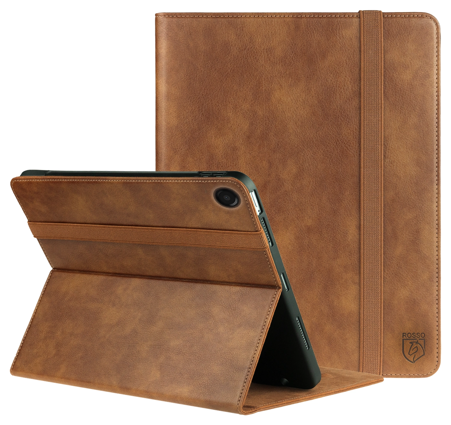 Rosso Element Samsung Galaxy Tab A11 Plus Hoes Book Case Bruin afbeelding 1