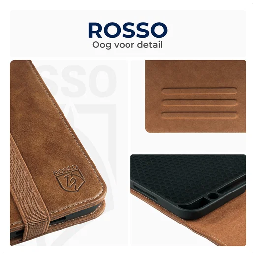 Rosso Element Samsung Galaxy Tab A11 Plus Hoes Book Case Bruin afbeelding 6