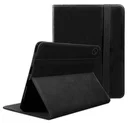 Rosso Deluxe Samsung Galaxy Tab A11 Plus Hoes Book Case Echt Leer Zwart