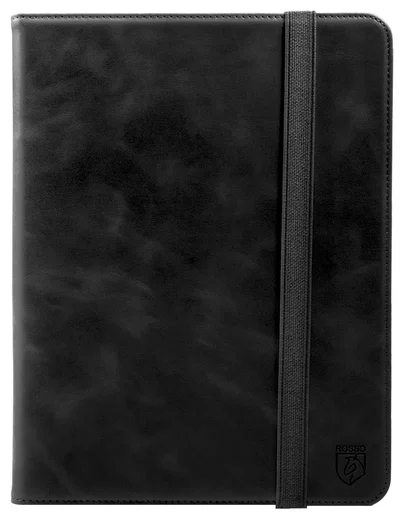 Rosso Deluxe Samsung Galaxy Tab A11 Plus Hoes Book Case Echt Leer Zwart afbeelding 9