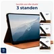 Rosso Deluxe Samsung Galaxy Tab A11 Plus Hoes Book Case Echt Leer Bruin afbeelding 6