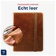 Rosso Deluxe Samsung Galaxy Tab A11 Plus Hoes Book Case Echt Leer Bruin afbeelding 7