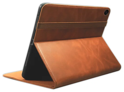 Rosso Deluxe Samsung Galaxy Tab A11 Plus Hoes Book Case Echt Leer Bruin afbeelding 8