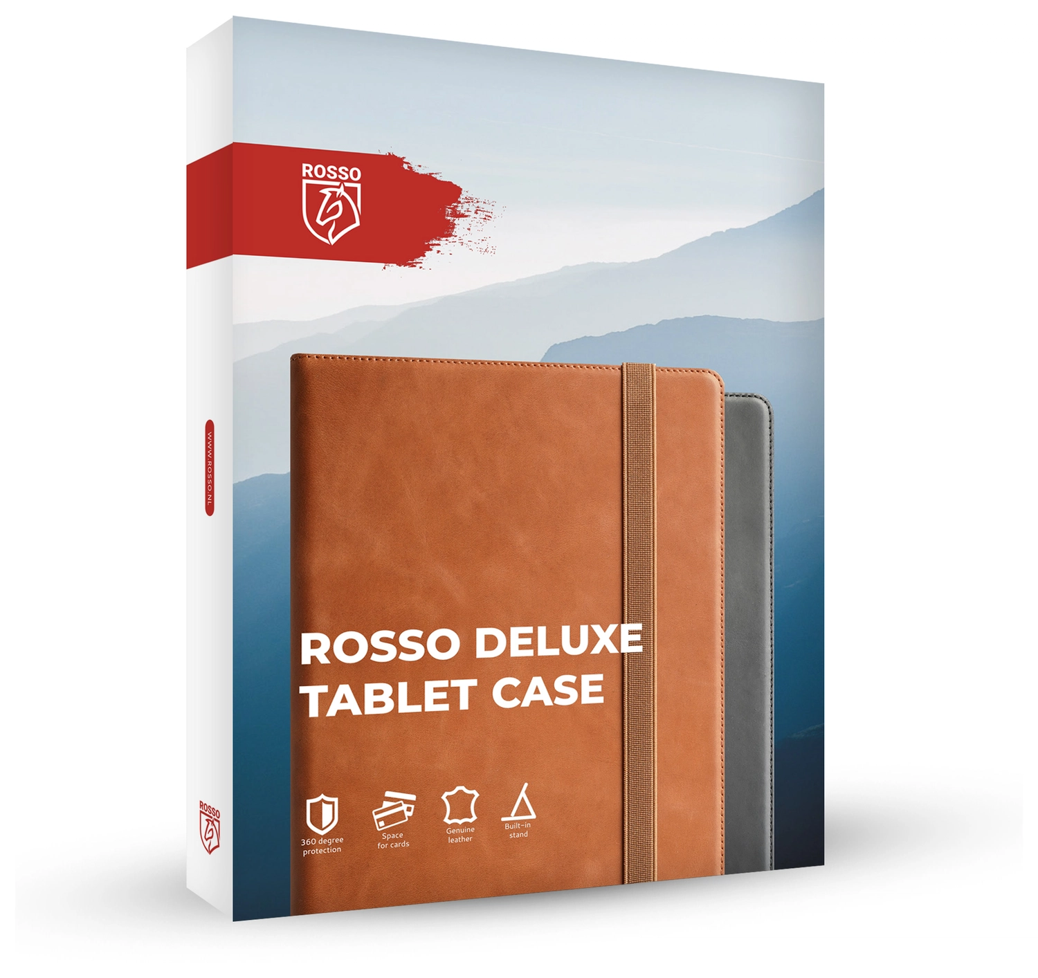 Rosso Deluxe Samsung Galaxy Tab A11 Plus Hoes Book Case Echt Leer Bruin afbeelding 10