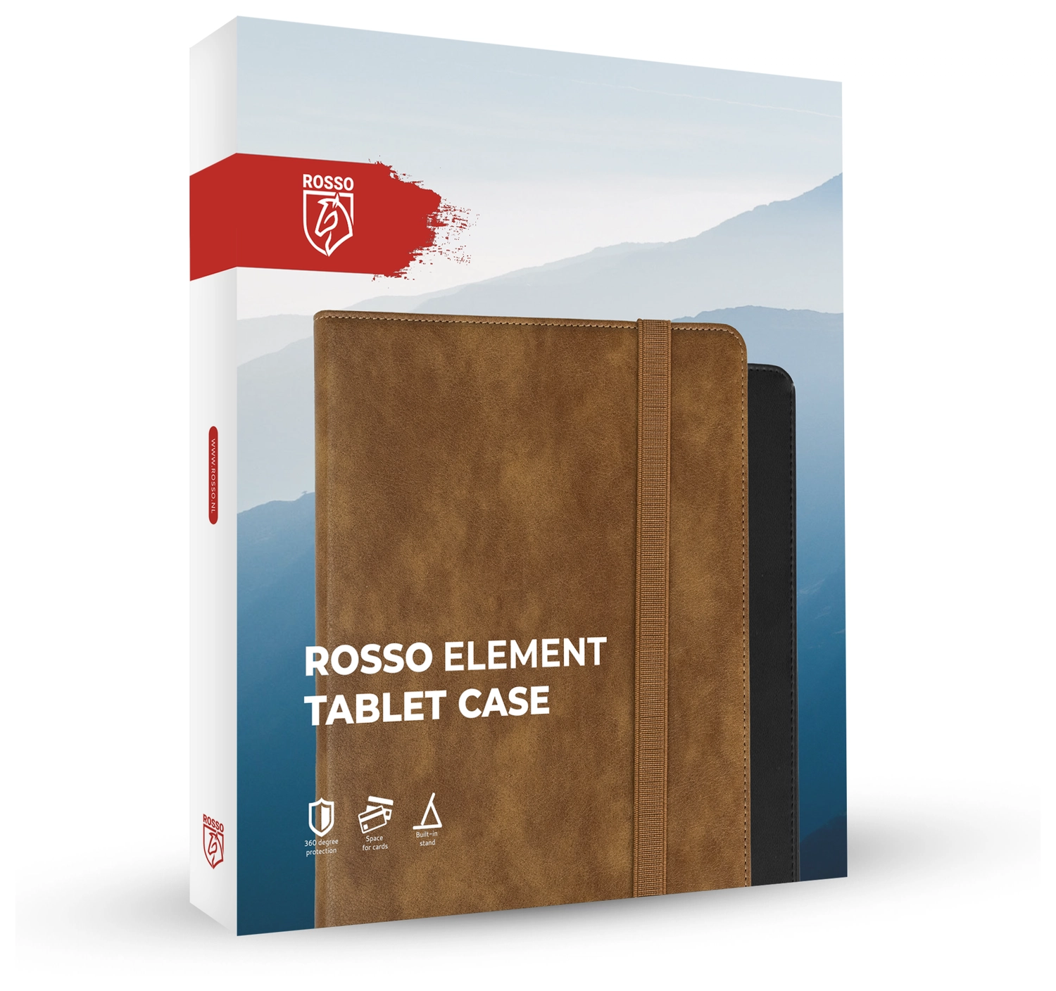 Rosso Element Samsung Galaxy Tab S11 Hoes Book Case Bruin afbeelding 7