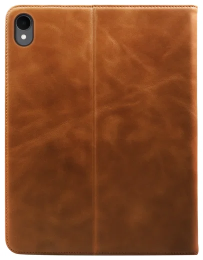 Rosso Deluxe Samsung Galaxy Tab S11 Hoes Book Case Echt Leer Bruin afbeelding 2