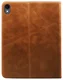 Rosso Deluxe Samsung Galaxy Tab S11 Hoes Book Case Echt Leer Bruin afbeelding 2