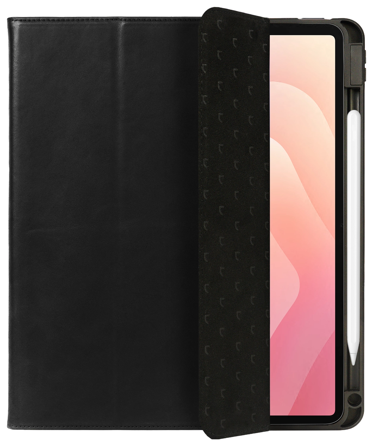 Rosso Elite Samsung Galaxy Tab S11 Hoes 2-in-1 Echt Leer Book Case Zwart afbeelding 1