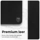Rosso Elite Samsung Galaxy Tab S11 Hoes 2-in-1 Echt Leer Book Case Zwart afbeelding 4