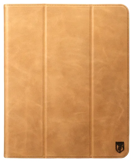 Rosso Elite Samsung Galaxy Tab S11 Hoes 2-in-1 Echt Leer Book Case Licht Bruin afbeelding 5