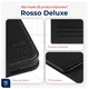 Rosso Deluxe Samsung Galaxy Tab S11 Ultra Hoes Book Case Echt Leer Zwart afbeelding 6