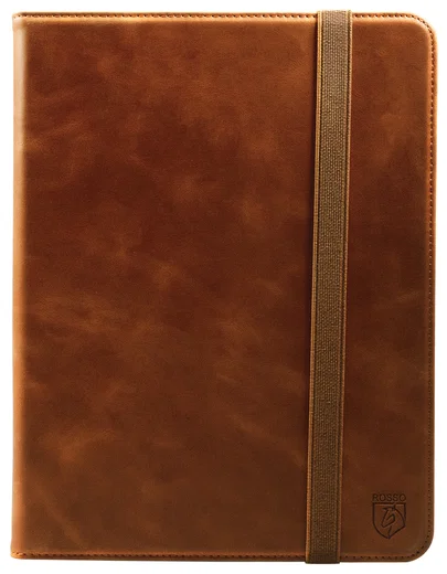 Rosso Deluxe Samsung Galaxy Tab S11 Ultra Hoes Book Case Echt Leer Bruin afbeelding 5