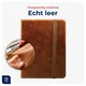 Rosso Deluxe Samsung Galaxy Tab S10 Lite Hoes Book Case Echt Leer Bruin afbeelding 4
