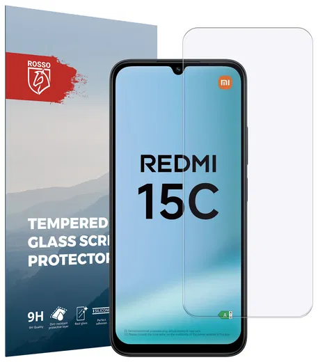 Rosso Xiaomi Redmi 15C 9H Tempered Glass Screen Protector afbeelding 1