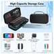 Nintendo Switch 2 Opberghoes Game Card Organizer Case met Ritsvak Zwart afbeelding 3