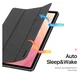 Dux Ducis Domo Samsung Galaxy Tab S11 Hoes Tri-Fold Book Case Zwart afbeelding 3