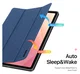 Dux Ducis Domo Samsung Galaxy Tab S11 Hoes Tri-Fold Book Case Blauw afbeelding 3