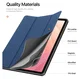 Dux Ducis Domo Samsung Galaxy Tab S11 Hoes Tri-Fold Book Case Blauw afbeelding 7