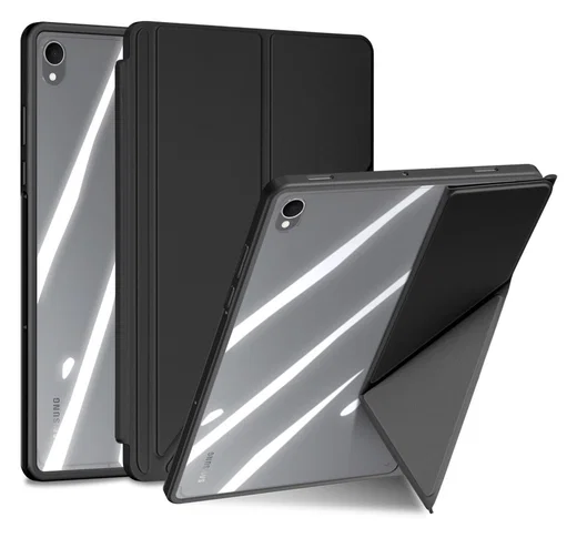 Dux Ducis Magi Samsung Galaxy Tab S11 Hoes V-Fold Book Case Zwart afbeelding 2