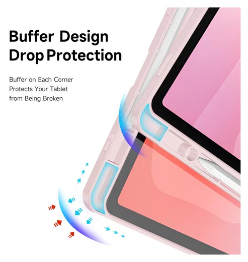Dux Ducis Magi Samsung Galaxy Tab S11 Hoes V-Fold Book Case Roze afbeelding 10
