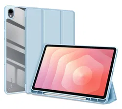 Dux Ducis Toby Samsung Galaxy Tab S11 Hoes Tri-Fold Book Case Blauw afbeelding