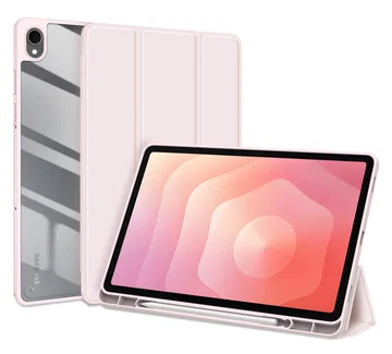Dux Ducis Toby Samsung Galaxy Tab S11 Hoes Tri-Fold Book Case Roze