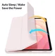 Dux Ducis Toby Samsung Galaxy Tab S11 Hoes Tri-Fold Book Case Roze afbeelding 3