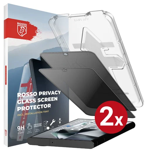 Rosso Samsung S24 Ultra Privacy Glass met Installatietray (2-Pack) afbeelding 13