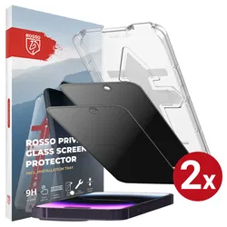Rosso Apple iPhone 15 Pro Privacy Glass met Installatietray (2-Pack) afbeelding