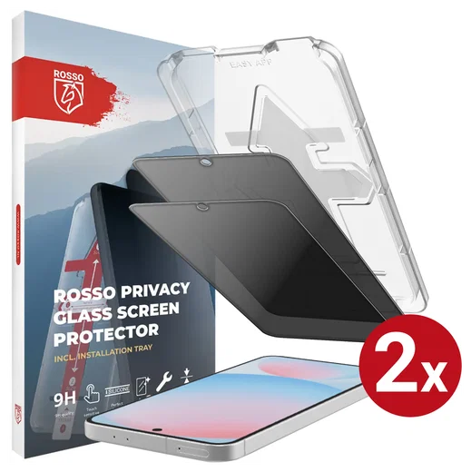 Rosso Samsung A56 / S24 FE Privacy Glass met Installatietray (2-Pack) afbeelding 1