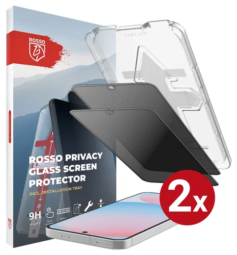 Rosso Samsung A56 / S24 FE Privacy Glass met Installatietray (2-Pack) afbeelding 13
