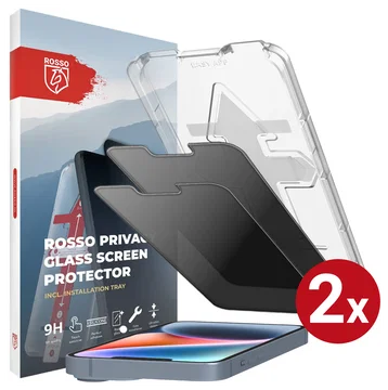 Rosso Apple iPhone 14 Privacy Glass met Installatietray (2-Pack)