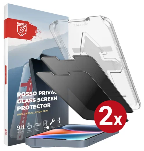 Rosso Apple iPhone 14 Privacy Glass met Installatietray (2-Pack) afbeelding 13