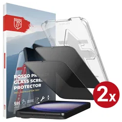 Rosso Samsung Galaxy S23 Privacy Glass met Installatietray (2-Pack) afbeelding