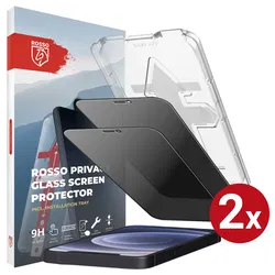 Rosso iPhone 12 / 12 Pro Privacy Glass met Installatietray (2-Pack) afbeelding
