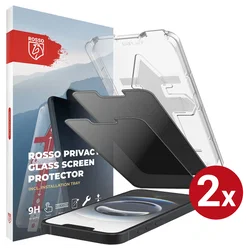 Rosso Apple iPhone 17e / 16e Privacy Glass met Installatietray (2-Pack) afbeelding