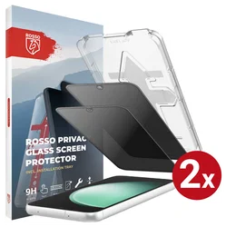 Rosso Samsung Galaxy S23 FE Privacy Glass met Installatietray (2-Pack) afbeelding