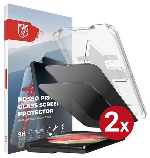 Rosso Samsung S21 Plus Privacy Glass met Installatietray (2-Pack) afbeelding 1